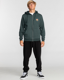 2 A/Div Walled - Kapuzenpulli für Männer Grün EBYSF00140 Billabong