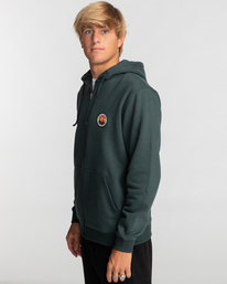 4 A/Div Walled - Kapuzenpulli für Männer Grün EBYSF00140 Billabong