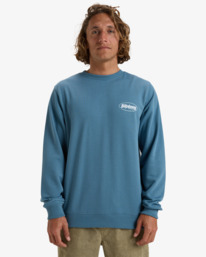 0 Foundation Cr - Pullover Sweatshirt for Men Blue EBYSF00162 Billabong