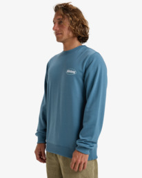 3 Foundation Cr - Pullover Sweatshirt for Men Blue EBYSF00162 Billabong