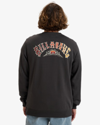 2 Foundation Cr - Pullover Sweatshirt for Men Black EBYSF00162 Billabong