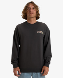 0 Foundation Cr - Felpa pullover da Uomo Black EBYSF00162 Billabong