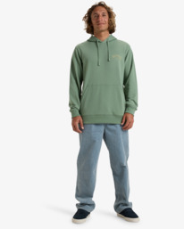 1 Foundation Po - Hoody voor Heren Green EBYSF00163 Billabong