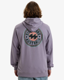 3 Foundation Po - Sweatshirt com capuz para Homem Roxo EBYSF00163 Billabong