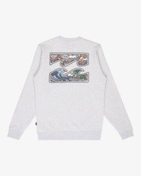 1 Foundation Cr - Sweatshirt for Men Grey EBYSF00170 Billabong