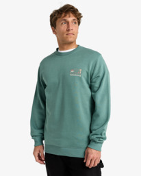3 Foundation Cr - Sweatshirt for Men Blue EBYSF00170 Billabong