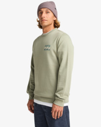 3 Foundation Cr - Sweatshirt for Men Green EBYSF00170 Billabong