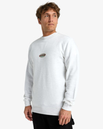 3 Foundation Cr - Sweatshirt for Men White EBYSF00170 Billabong