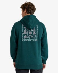 2 Compass Po - Sweatshirt für Männer Grün EBYSF00173 Billabong
