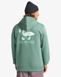 2 Foundation Po - Sudadera con capucha para hombre Azul EBYSF00175 Billabong