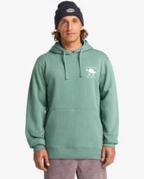 0 Foundation Po - Sudadera con capucha para hombre Azul EBYSF00175 Billabong
