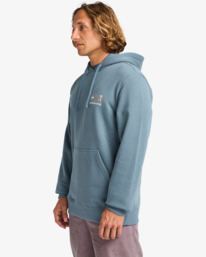 3 Foundation Po - Hoodie for Men Blue EBYSF00175 Billabong