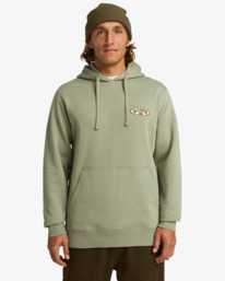 0 Foundation Po - Hoodie for Men Green EBYSF00175 Billabong
