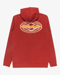 7 Foundation - Sudadera con capucha para hombre Rojo EBYSF00177 Billabong