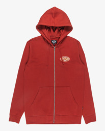 6 Foundation - Sudadera con capucha para hombre Rojo EBYSF00177 Billabong