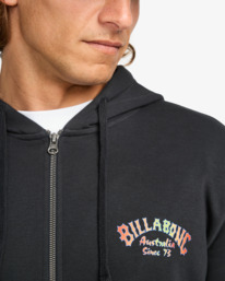 4 Foundation - Sudadera con capucha para hombre Negro EBYSF00177 Billabong