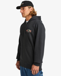 3 Foundation - Sudadera con capucha para hombre Negro EBYSF00177 Billabong