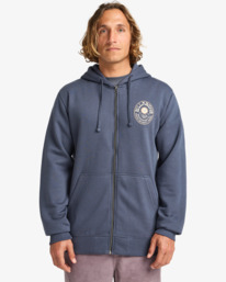 0 Foundation - Sudadera con capucha para hombre Negro EBYSF00177 Billabong