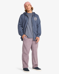 1 Foundation - Sudadera con capucha para hombre Negro EBYSF00177 Billabong