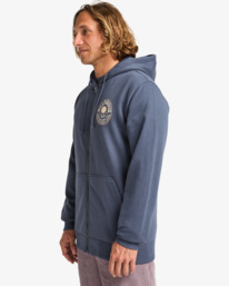 3 Foundation - Sudadera con capucha para hombre Negro EBYSF00177 Billabong