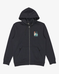 8 Compass - Zip-Hoodie für Männer Schwarz EBYSF00179 Billabong