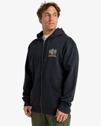 3 Compass - Zip-Hoodie für Männer Schwarz EBYSF00179 Billabong