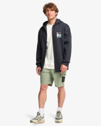 2 Compass - Zip-Hoodie für Männer Schwarz EBYSF00179 Billabong