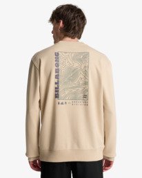 2 Compass - Sweat pour Homme Beige EBYSF00181 Billabong