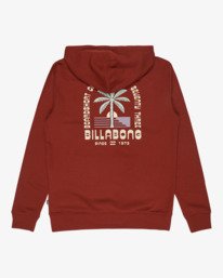 7 Foundation - Sweat &agrave; capuche pour Homme Rouge EBYSF00184 Billabong