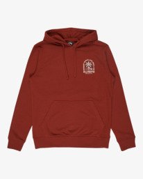 6 Foundation - Sweat &agrave; capuche pour Homme Rouge EBYSF00184 Billabong