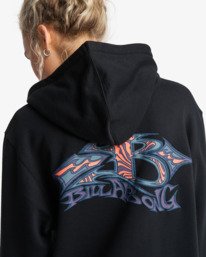 6 Foundation - Sweat &agrave; capuche pour Homme Noir EBYSF00184 Billabong