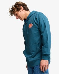 3 Foundation - Sweat &agrave; capuche pour Homme Bleu EBYSF00184 Billabong