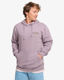 0 Foundation - Sweat &agrave; capuche pour Homme Violet EBYSF00184 Billabong