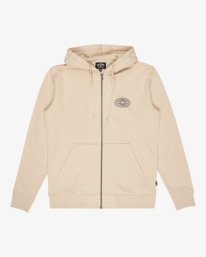 7 Foundation - Hoodie met Rits voor Heren Beige EBYSF00185 Billabong