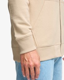 6 Foundation - Hoodie met Rits voor Heren Beige EBYSF00185 Billabong