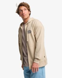 3 Foundation - Hoodie met Rits voor Heren Beige EBYSF00185 Billabong