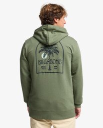 3 Foundation - Hoodie met Rits voor Heren Green EBYSF00185 Billabong
