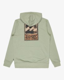7 Stamp - Sweat &agrave; capuche pour Homme Vert EBYSF00186 Billabong