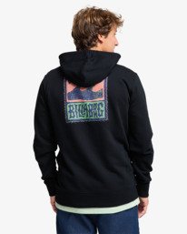 3 Stamp - Sweat &agrave; capuche pour Homme Noir EBYSF00186 Billabong