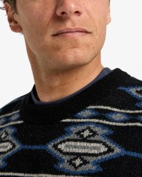 4 Ranchero - Pull en maille à col rond pour Homme Noir EBYSW00106 Billabong