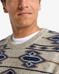 4 Ranchero - Rundhalspullover für Männer Beige EBYSW00106 Billabong