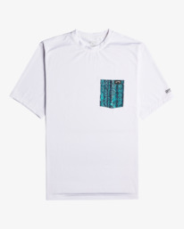 0 Team Pocket - Surf T-shirt met Korte Mouw voor Heren White EBYWR00100 Billabong