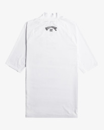 1 Waves All Day - Short Sleeve Rash Vest for Men White EBYWR00101 Billabong