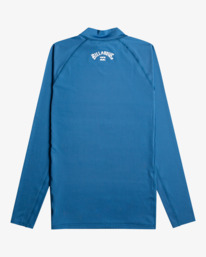 5 Waves All Day - Long Sleeve UPF 50 Rash Vest for Men Blue EBYWR00102 Billabong
