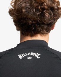 5 Waves All Day - Long Sleeve UPF 50 Rash Vest for Men Black EBYWR00102 Billabong