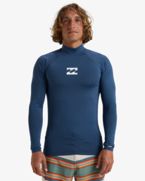 0 Waves All Day - Lycra manches longues UPF 50 pour Homme Bleu EBYWR00102 Billabong