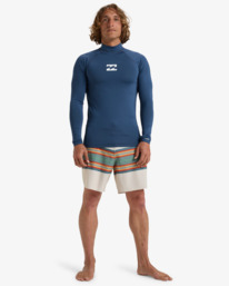 5 Waves All Day - Camisola protetora de manga comprida com UPF 50 para Homem Azul EBYWR00102 Billabong