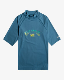 0 Arch - Rash Vest met Korte Mouw voor Heren Blue EBYWR00107 Billabong