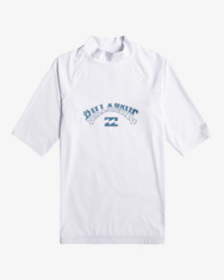 0 Arch - Rash Vest met Korte Mouw voor Heren White EBYWR00107 Billabong