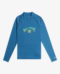 4 Arch - Rash Vest met Lange Mouwen en UPF 50 voor Heren Blue EBYWR00108 Billabong